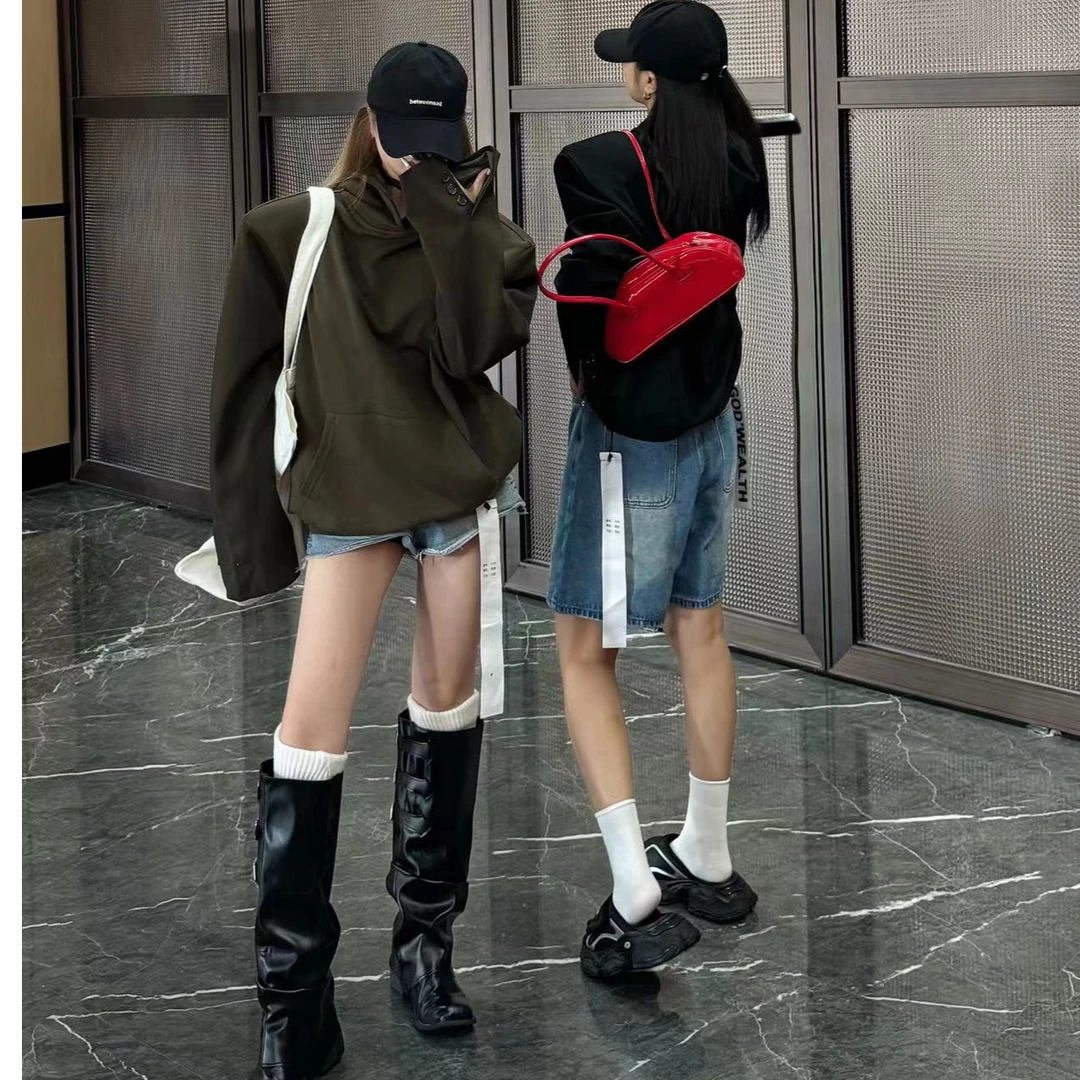 宠儿【2024秋季新品时尚定制连帽拼接卫衣】