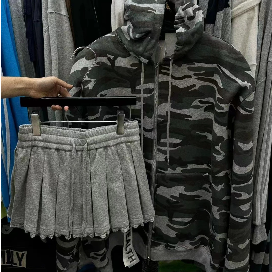 宠儿【2024秋季新品财神韩版连帽迷彩加绒外套】