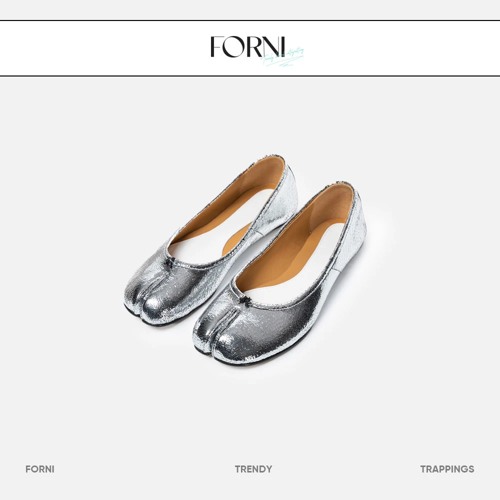 FORNI x YOYO 软到尖叫小猪蹄 羊皮牛皮多色马蹄平底鞋轻便女鞋子