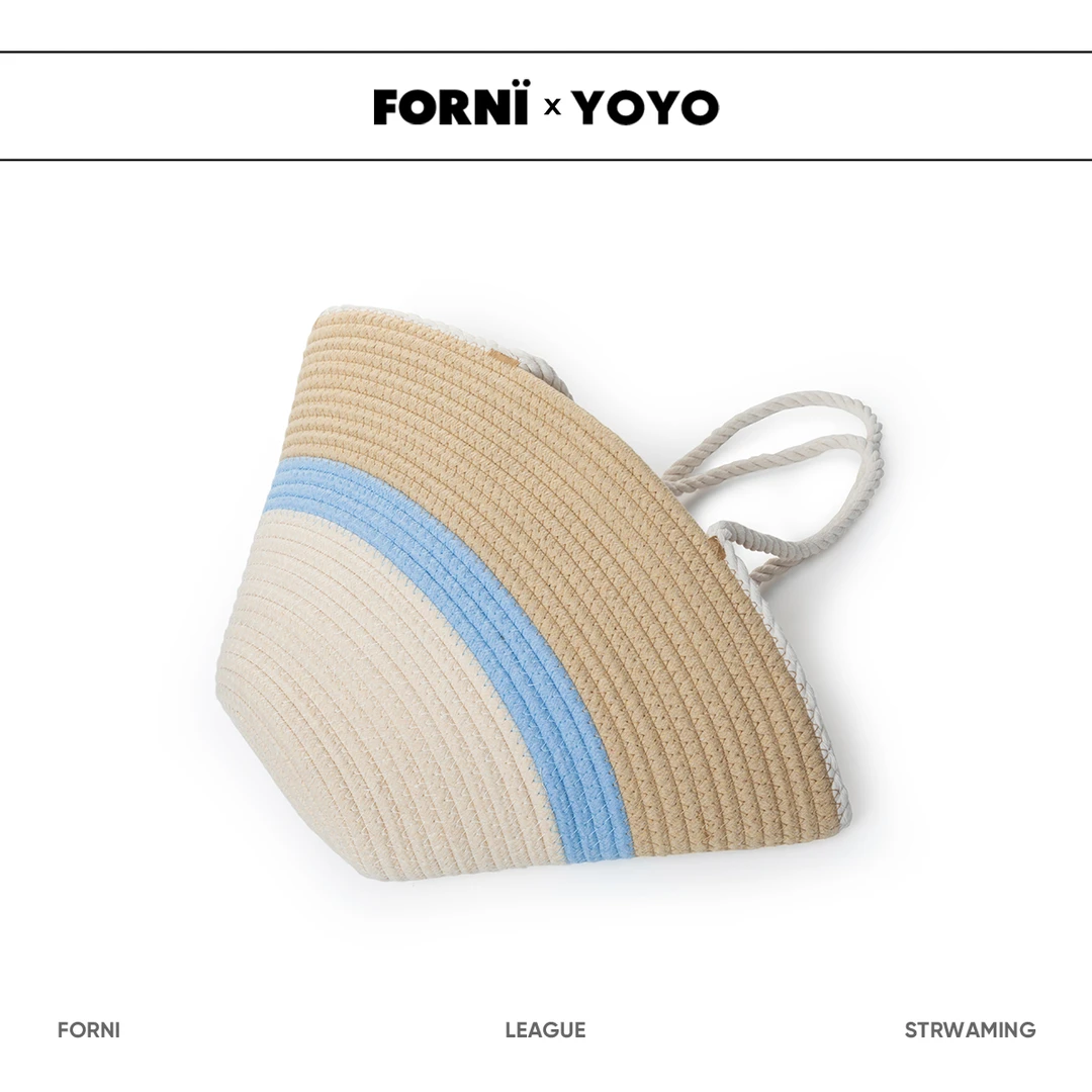 FORNI x YOYO 海派 ins度假风包包时尚休闲百搭沙滩撞色拼色潮流