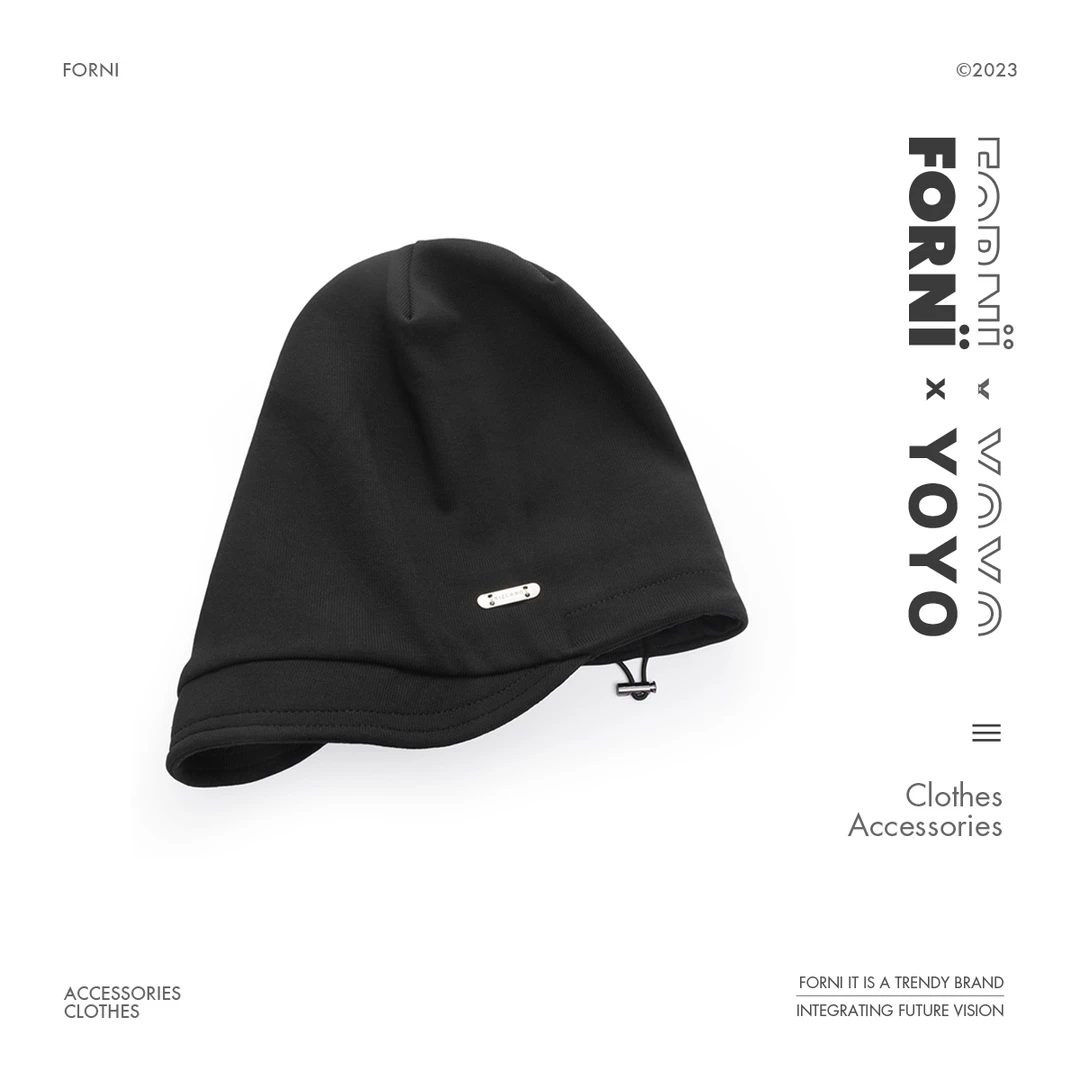 FORNI x YOYO  潮酷百搭小标堆堆帽