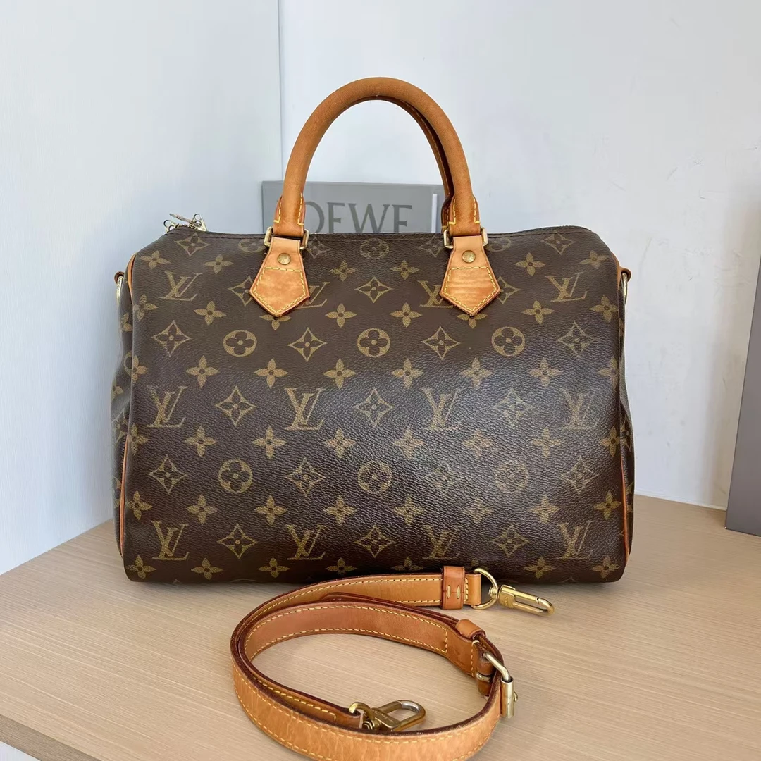 95新 LouisVuitton/路易威登 10045937 LVspeedy30肩带款 MB5102