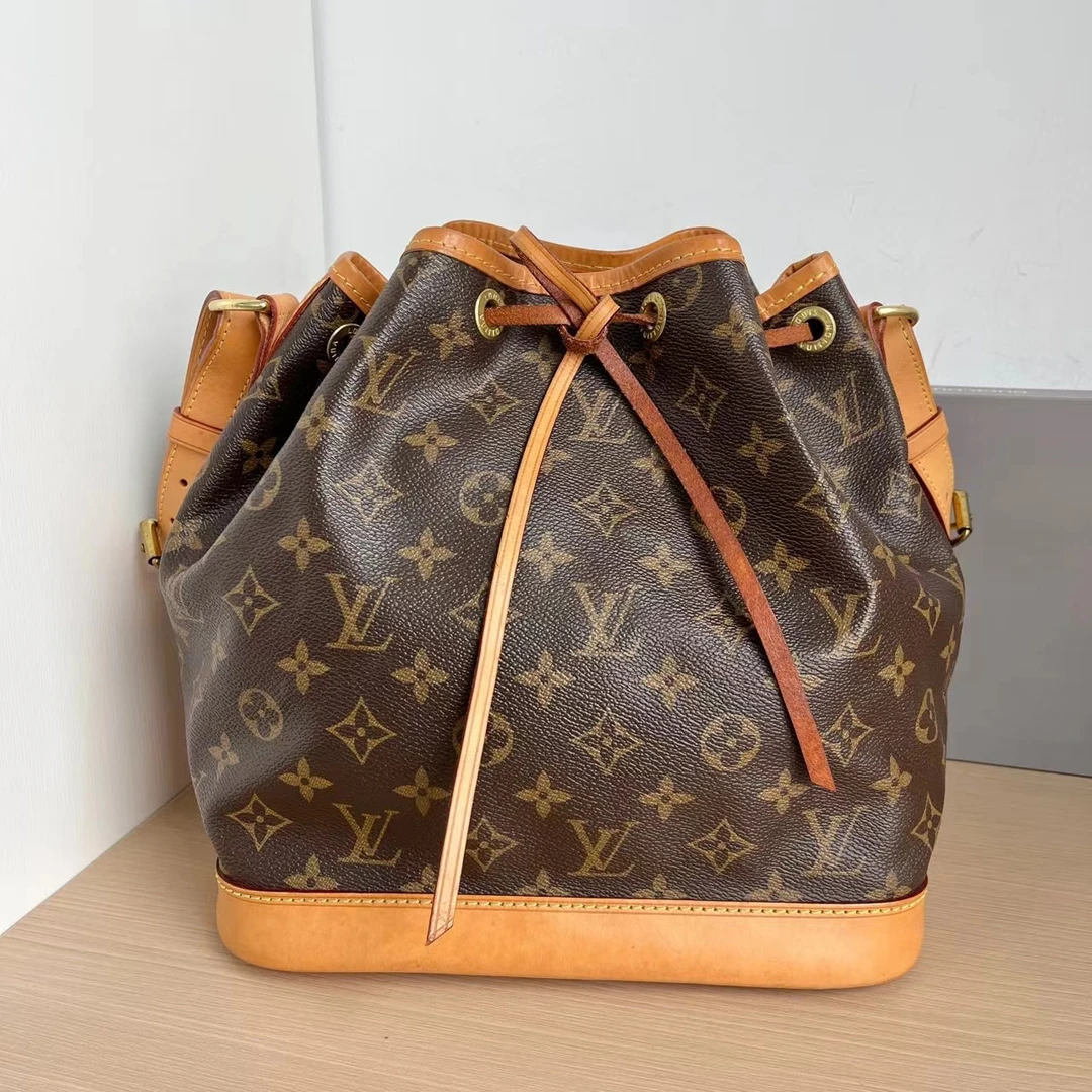 95新 LouisVuitton/路易威登 9299876 抽绳水桶noe中号