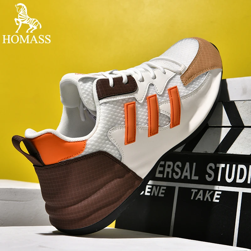 【霍玛仕】品牌2024秋冬新款透气减震男女士新爆款内增高运动休闲鞋