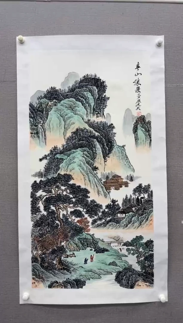 【闪购商品】绘画LLW-春山胜景-四尺-1-1