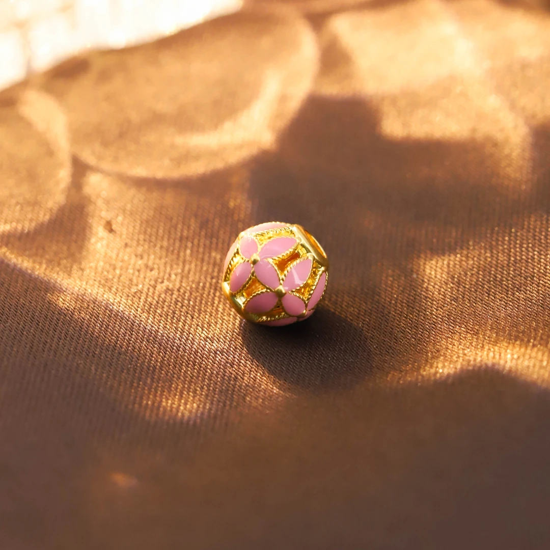 福满圆珠宝1 足金  樱花花丝配件 （送合金链 ）多样性发货