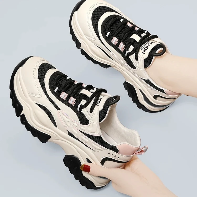 【冰淇淋】 2024新秋老爹女鞋外穿时尚百搭透气好穿不累脚1805