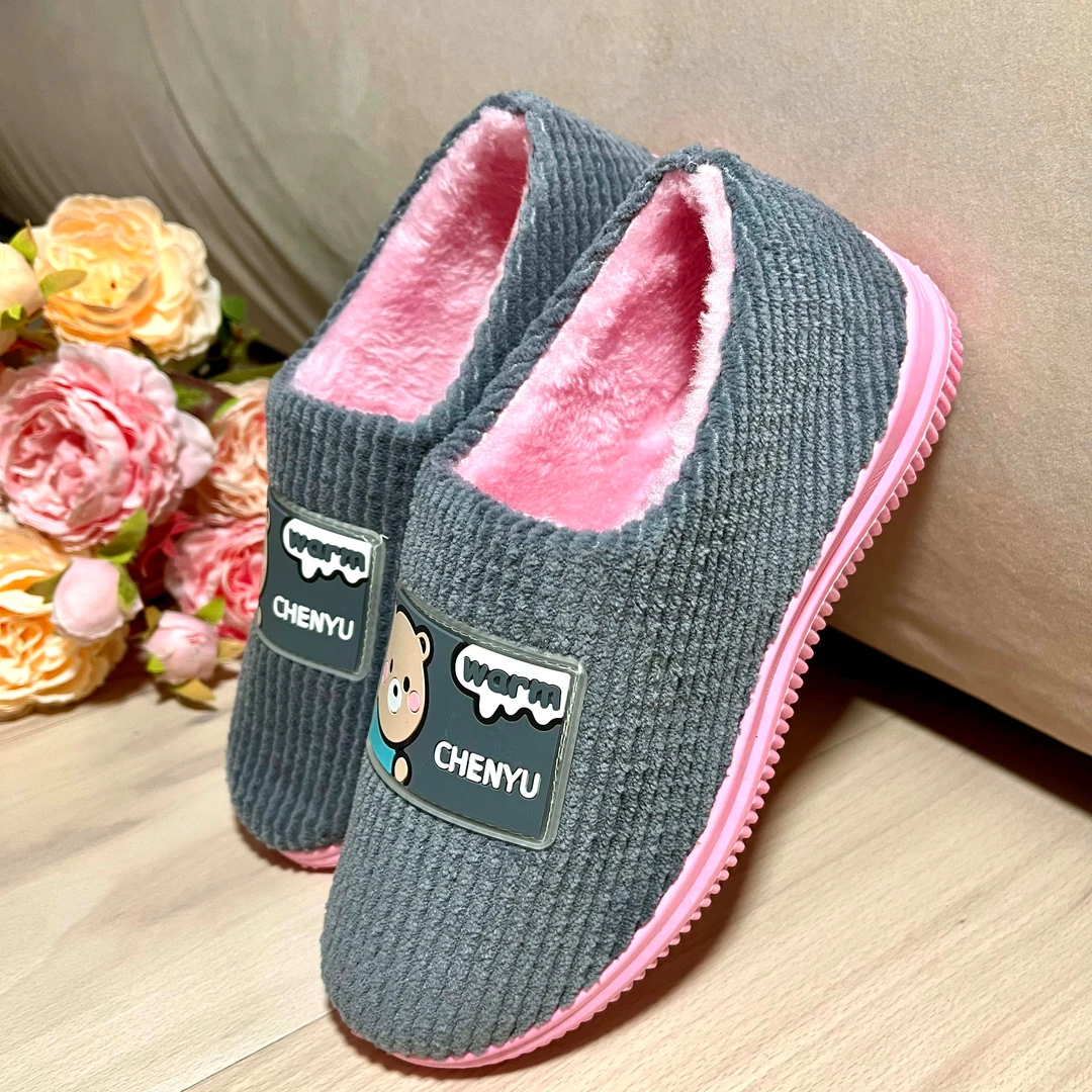冬季棉拖鞋防滑居家保暖月子棉拖鞋亲肤地板室内拖鞋