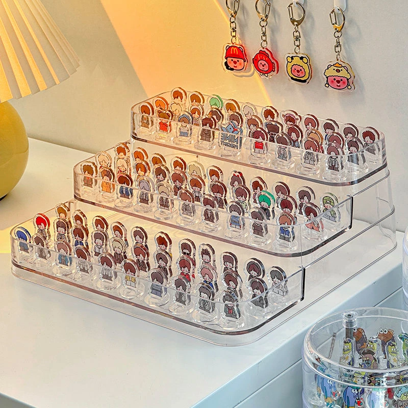 名侦探学院百人小立牌展示架桌面摆件置物架官周手办收纳盒亚克力