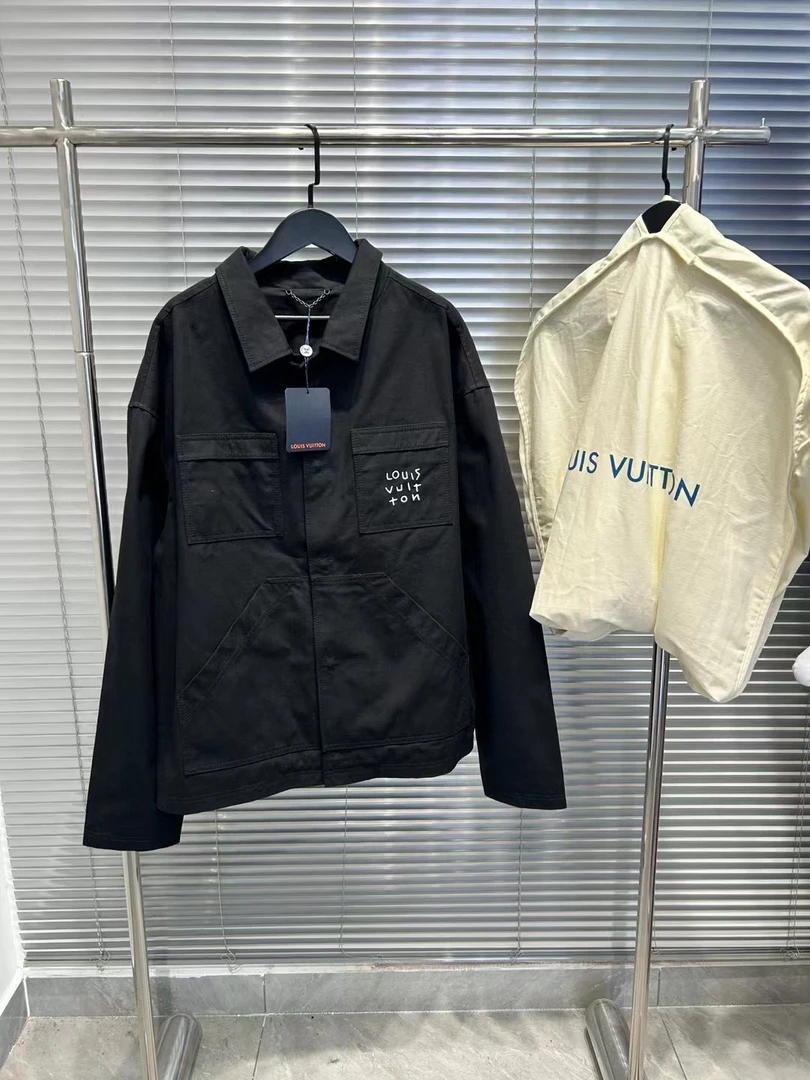 Louis Vuitton 爆款千纸鹤系列黑色夹克外套/54尺码/全新/物17900
