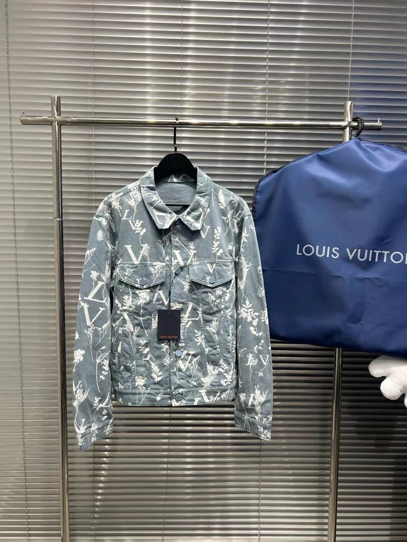 Louis Vuitton爆款麦穗满印牛仔夹克 52码/全新/平台17999