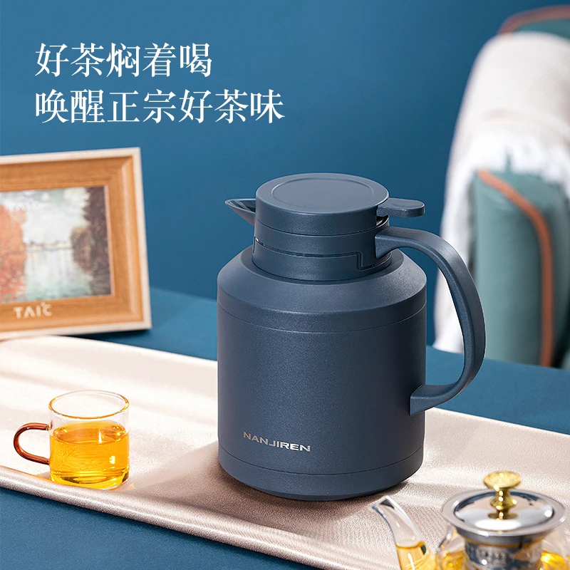 保温壶家用304不锈钢茶水分离焖茶壶办公室大容量热水暖瓶闷茶壶