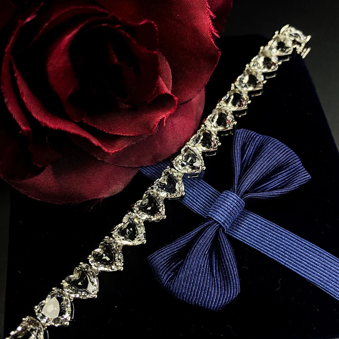 合金玻璃手链 推荐通透设计高级感手链手工气质轻奢百搭时尚简约