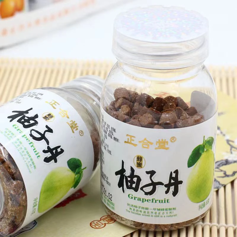 正合堂蜂蜜盐金枣陈皮丹柚子丹金梅丹八珍果老香橼52克瓶-60克瓶