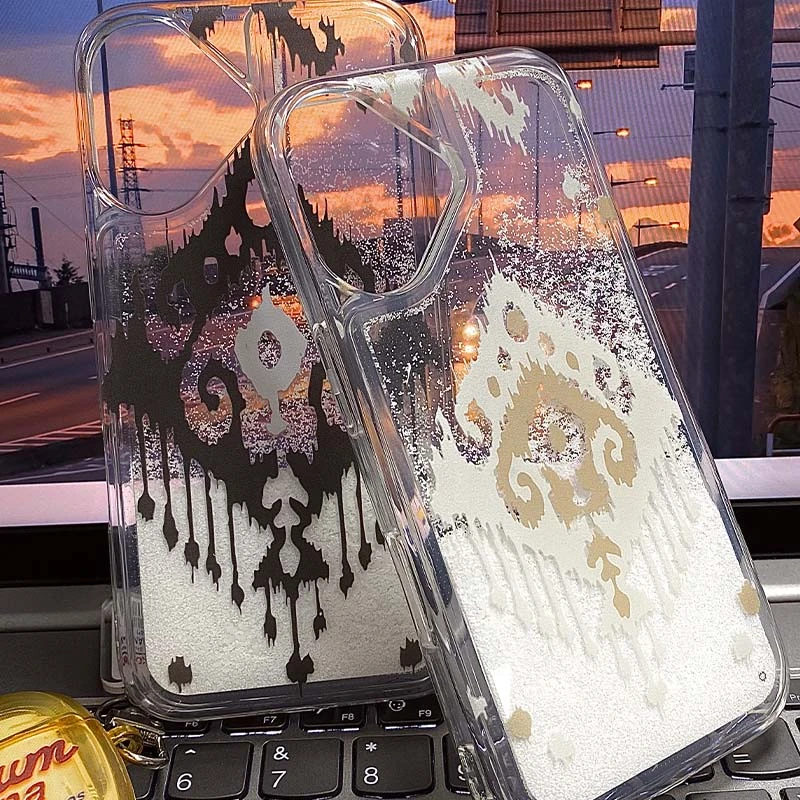 新款民族风创流沙手机壳定制款/潮牌防摔全包财神创意