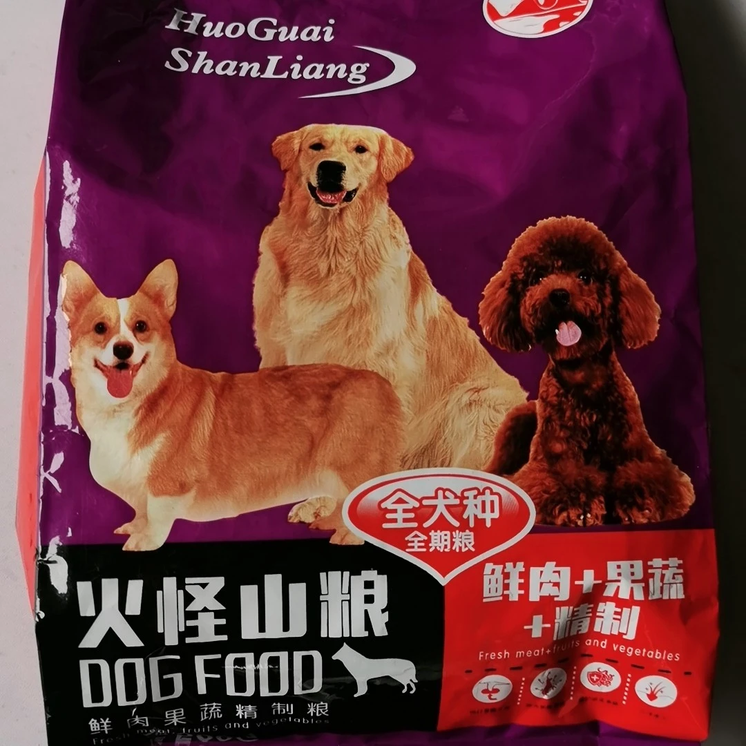 500克火怪山粮犬粮，鲜肉加果蔬