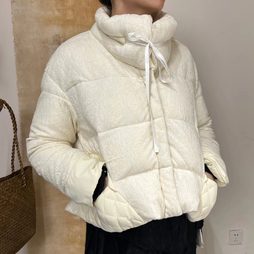 NatureDye 【美侖美奂】 YZ7511408 冬款绒面休闲文艺风气质外套