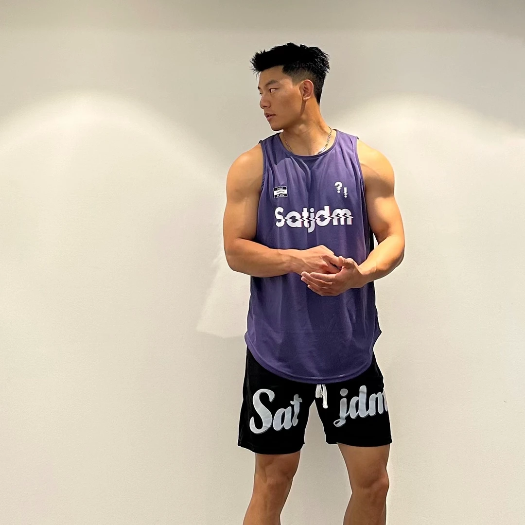 美式篮球背心运动坎肩SATJDM球衣坎肩无袖网眼速干健身跑步吸汗