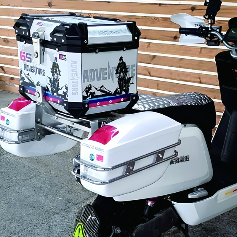 电动车后备箱侧箱储物箱两侧挂箱后面尾箱摩托车踏板摩托车用品