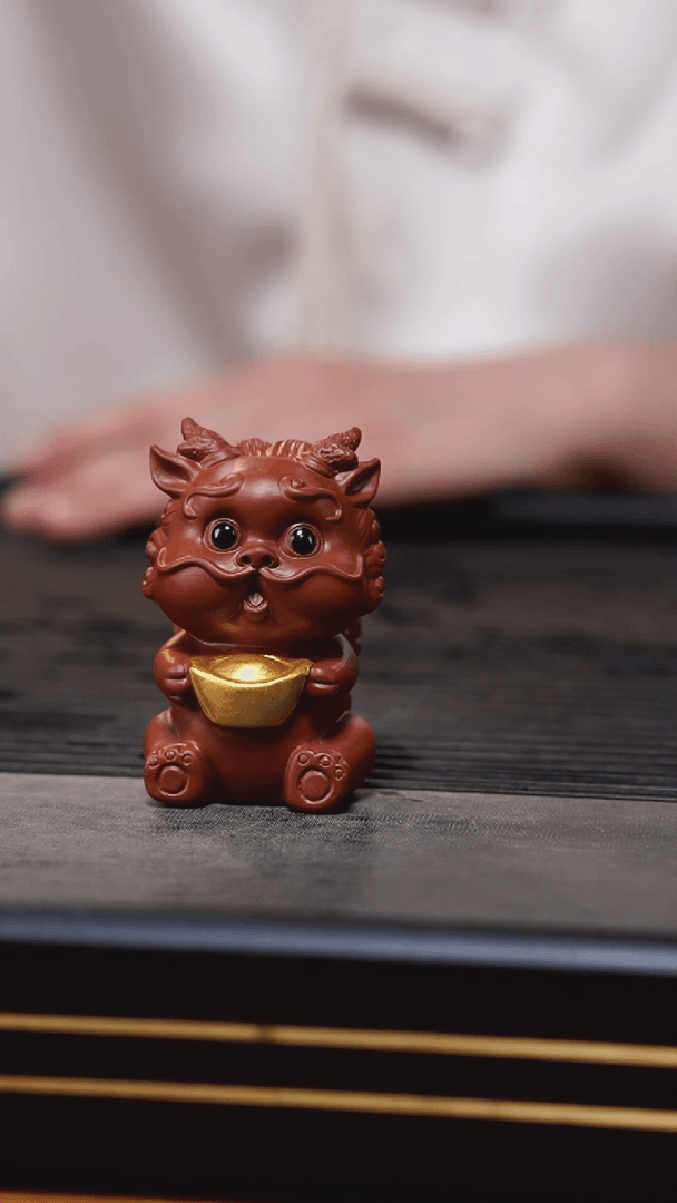 【闪购商品】紫砂茶壶18-茶宠小飞龙人