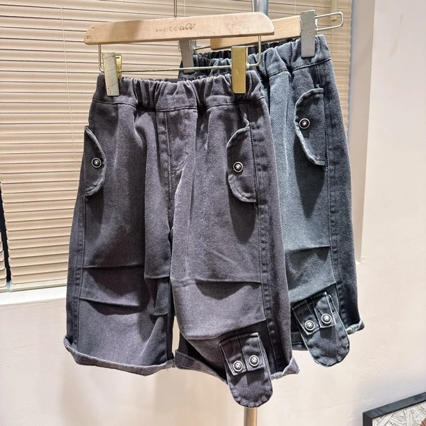 S3-1。858橘子秋款男童时尚百搭洋气牛仔裤