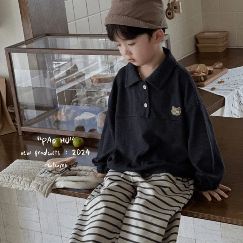 B4-9。8087橘子秋款男童时尚百搭个性卫衣