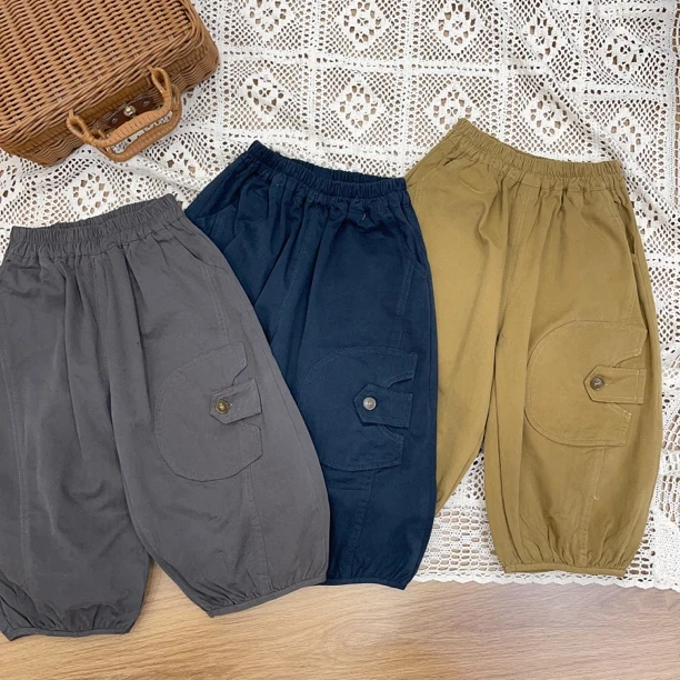 J3-8。88021男女童休闲裤子春秋装儿童宽松裤小童韩版宝宝长裤子