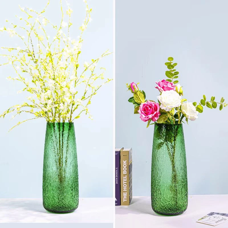 龙柳花瓶玻璃透明高款插花长枝干支柳条柳枝插龙柳枝鲜枝干枝花器