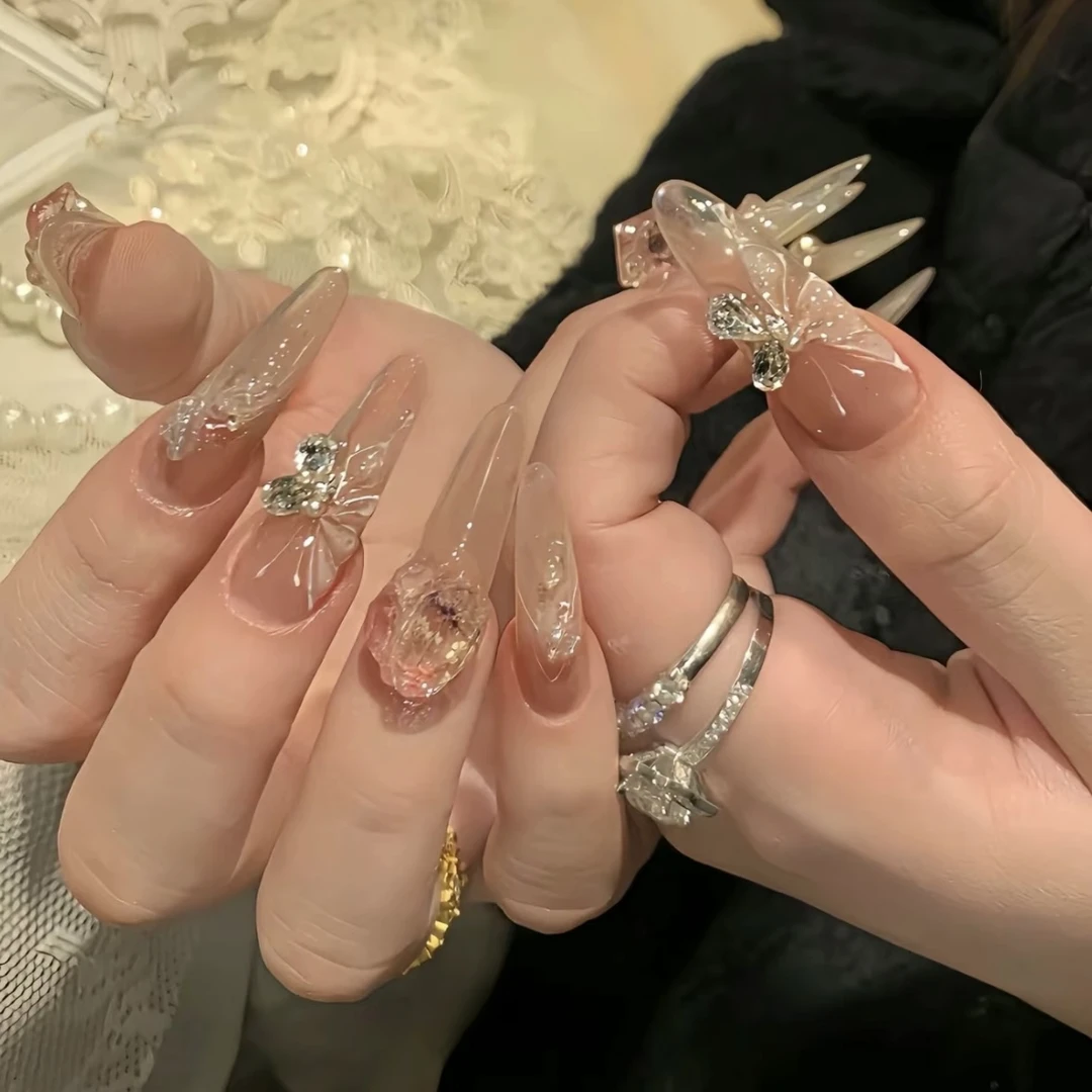 【丸子家 · 开播浮力】k9 水晶料 超闪 手工冰透色 系美甲钻