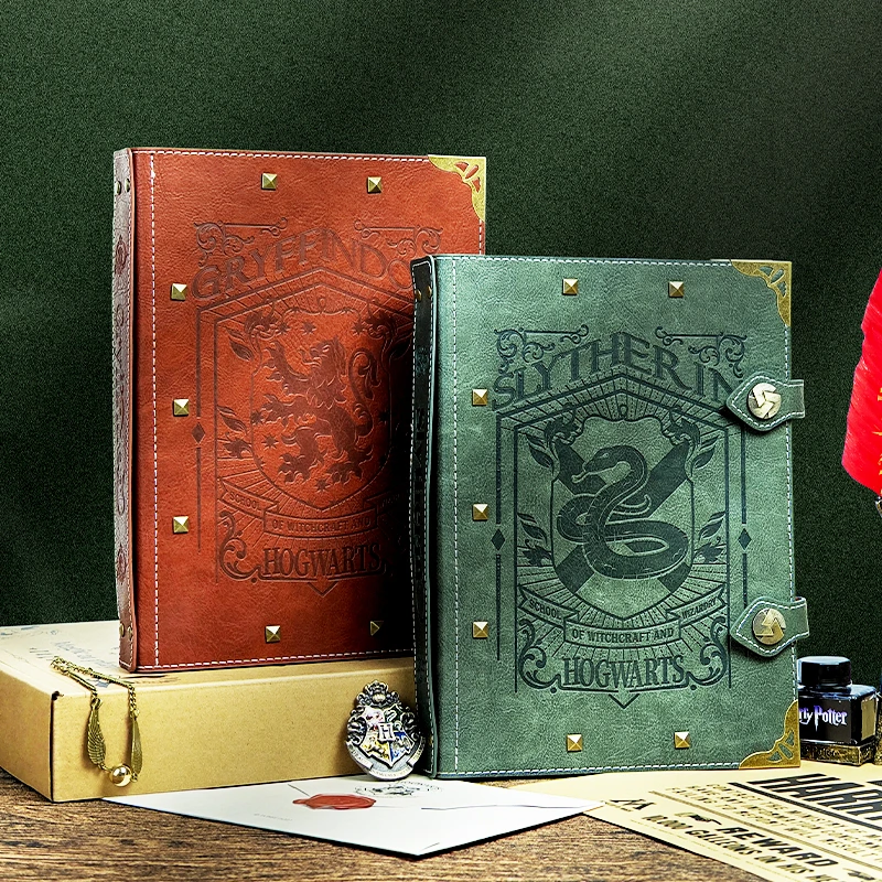 正品哈利波特复古手账本生日礼物牛皮纸学生笔记活页本子