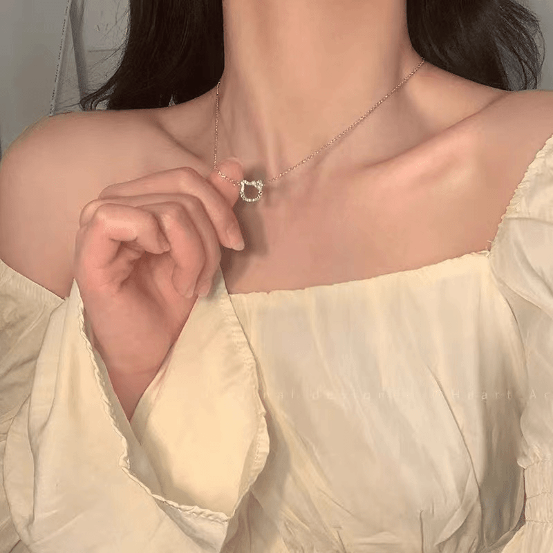 Kitty猫蝴蝶结项链25944