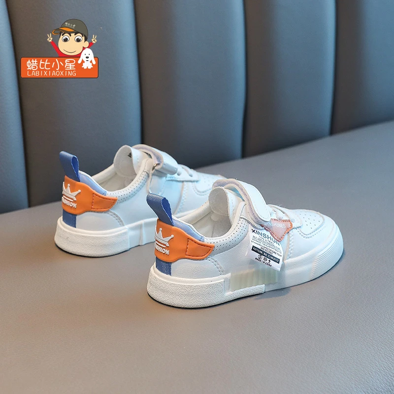 蜡比小星童鞋儿童板鞋男童小白鞋女童休闲运动鞋春秋2025春季新款
