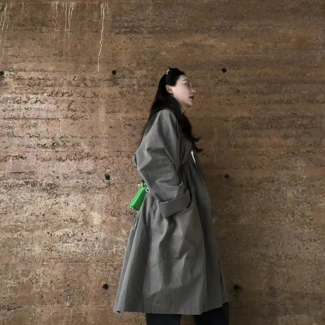 【晚秋·风衣】知性风休闲百搭时尚宽松版型街头风简约风长袖风衣