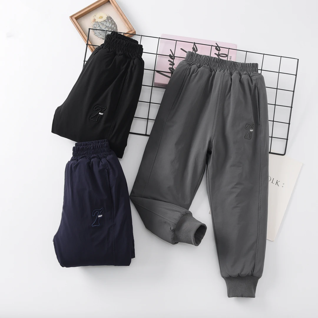 冬季儿童外穿加厚棉裤中大童夹棉小棉裤冬装裤子外穿时尚保暖裤