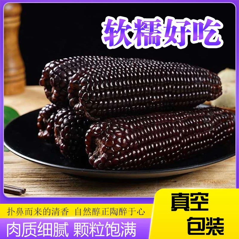 【东北特产】2023头茬新鲜黑玉米正宗粘糯香甜早餐粗粮鲜甜颗粒食用