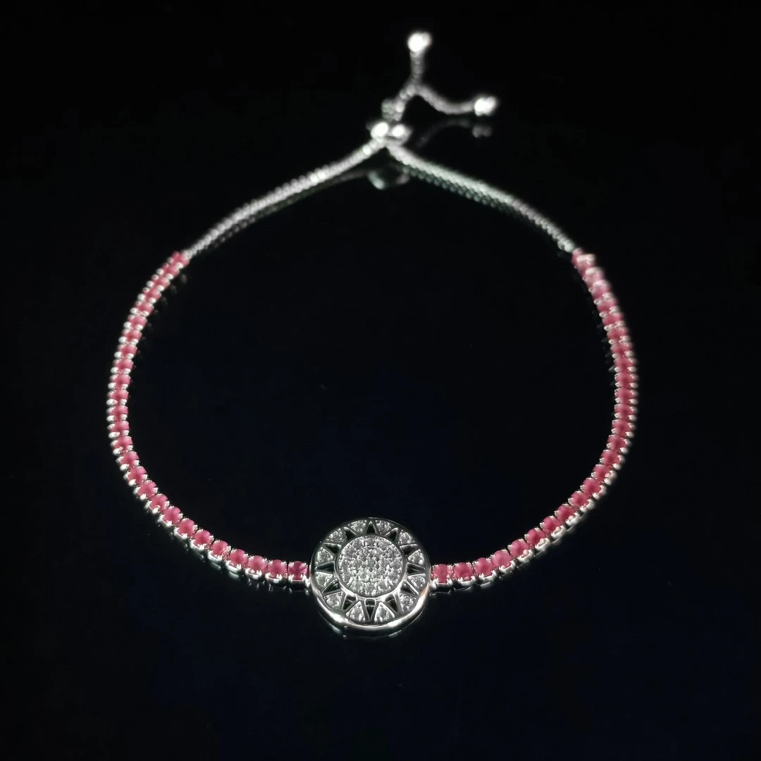 铜合金合成锆石手链 MKX-52163 手链时尚百搭精致欧美轻奢