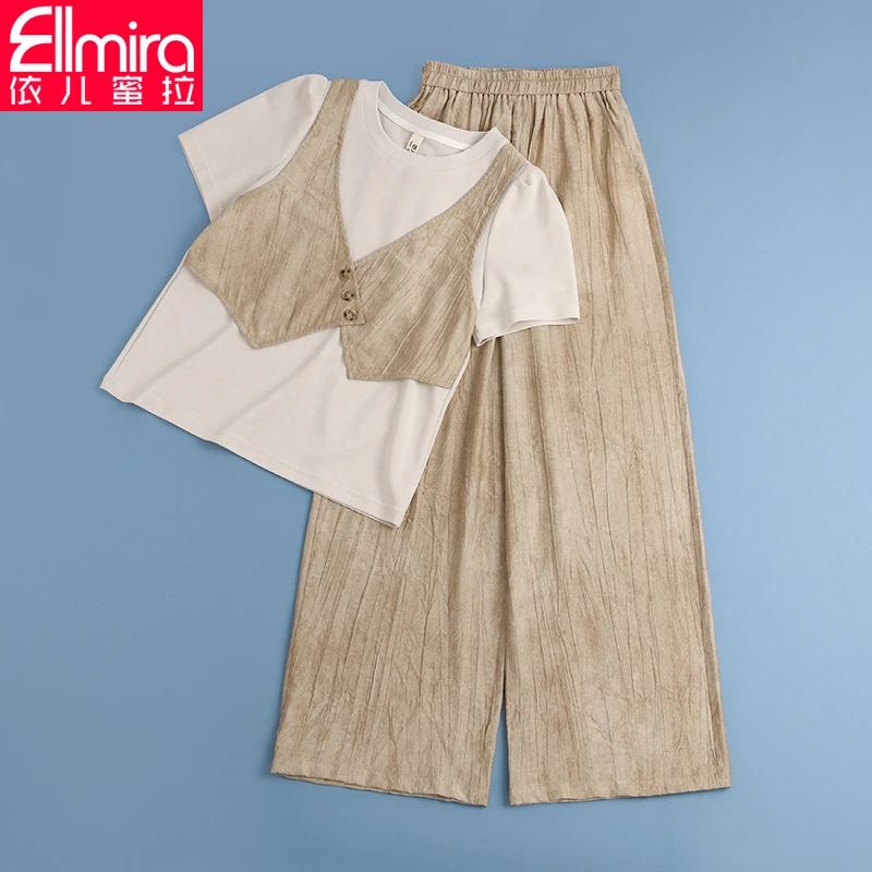 8505~8506女童套装夏季儿童两件套2024新款洋气休闲