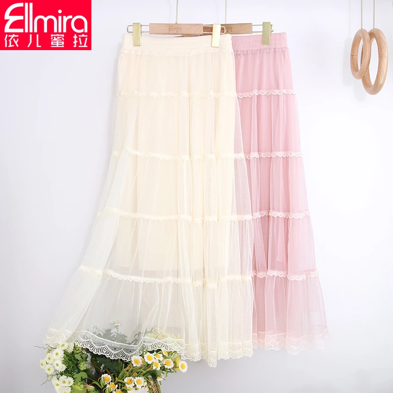 8155女童纱裙半身裙蛋糕裙夏季儿童公主裙2024款洋气女孩学生大童