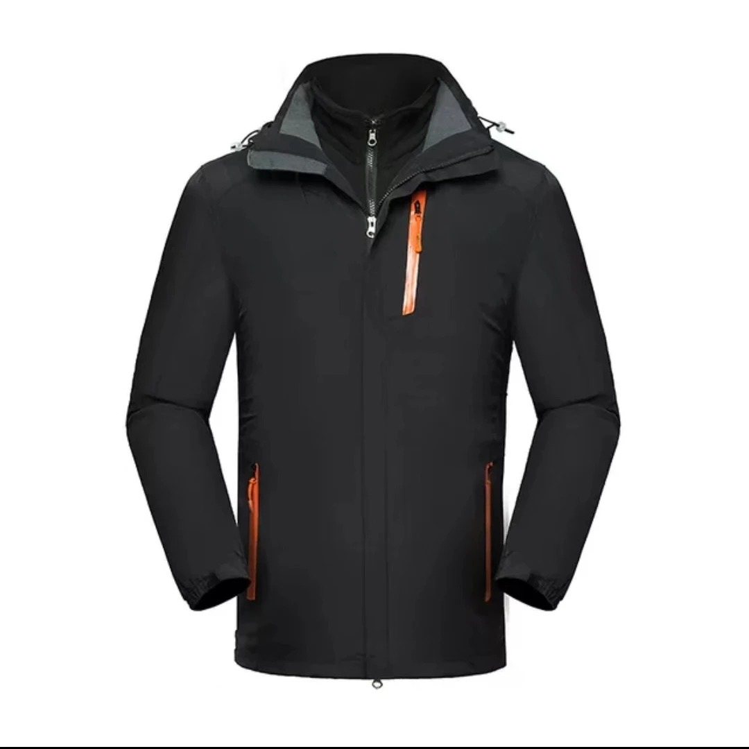 断码反季冲锋衣三合一户外冬季夹克棉衣防水加绒加厚高三合一外套