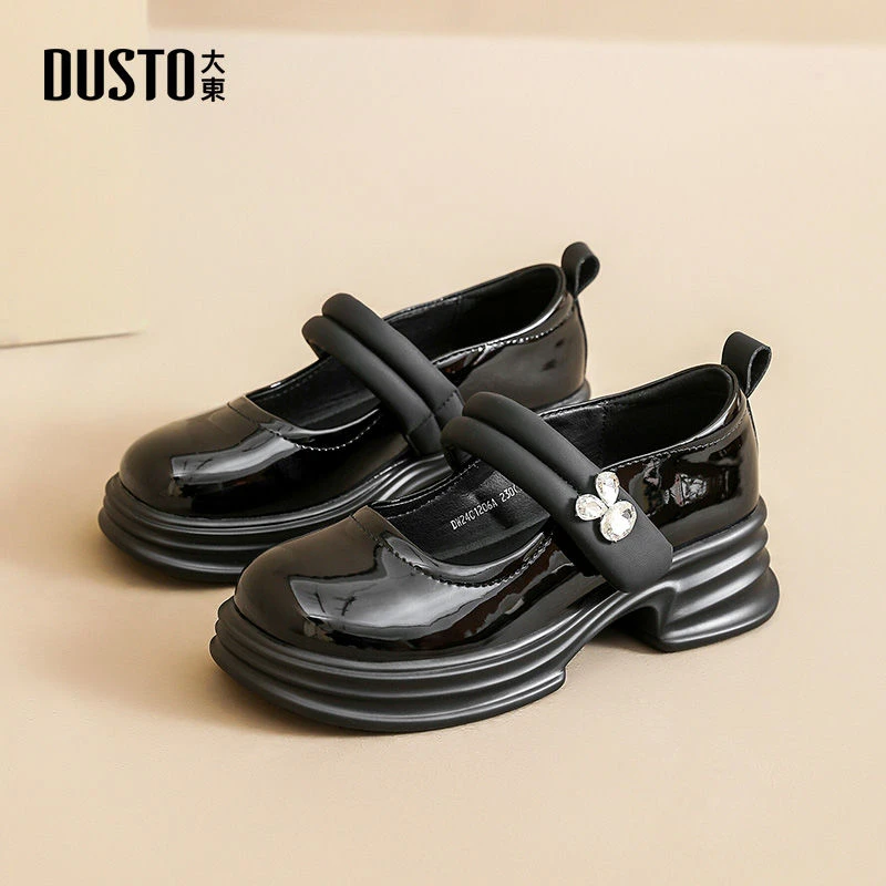 DUSTO/大东玛丽珍女鞋2025年春季新款时尚潮流舒适魔术贴女鞋1206