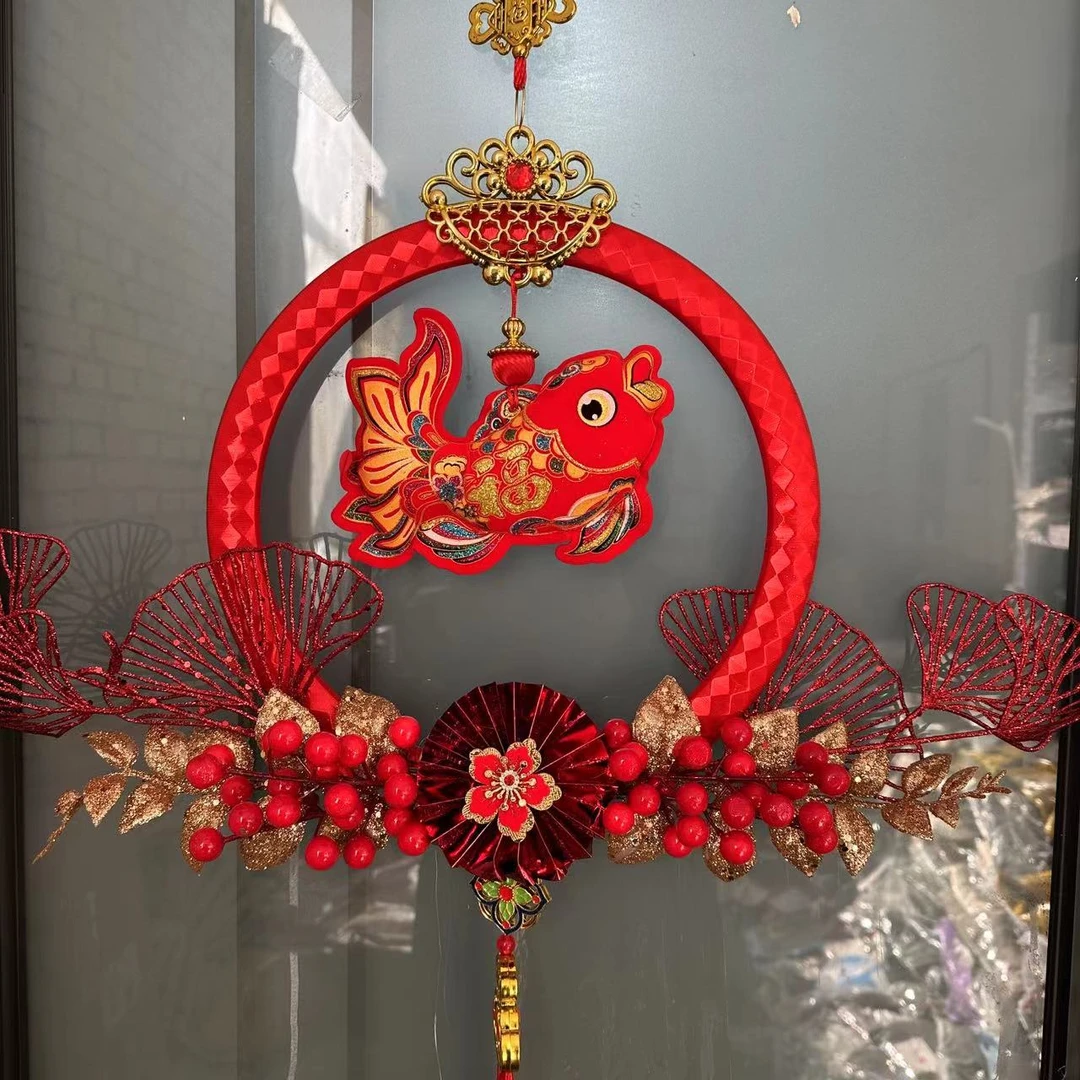 新年挂件镂空小鱼