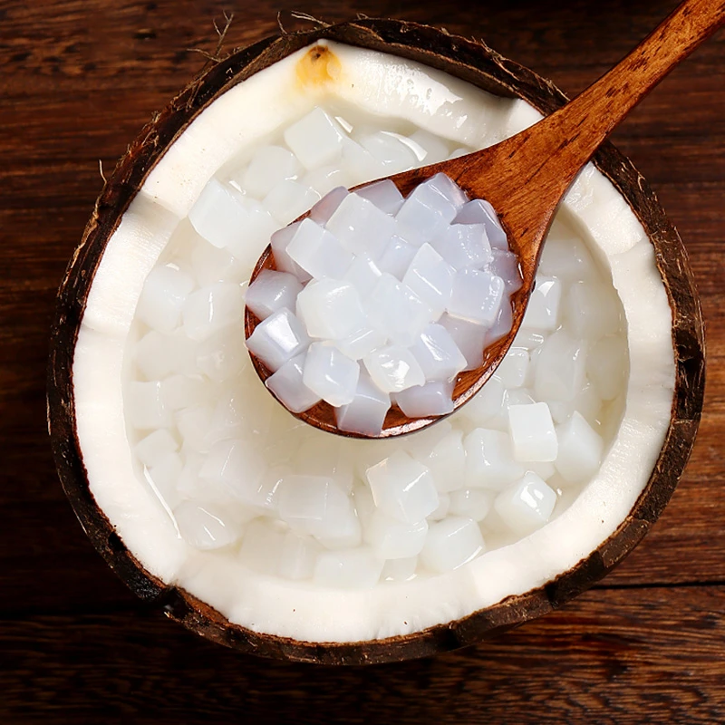 椰果粒奶茶店爽口用咖啡批发商配料奶茶店专用牛奶小包装原料芋圆