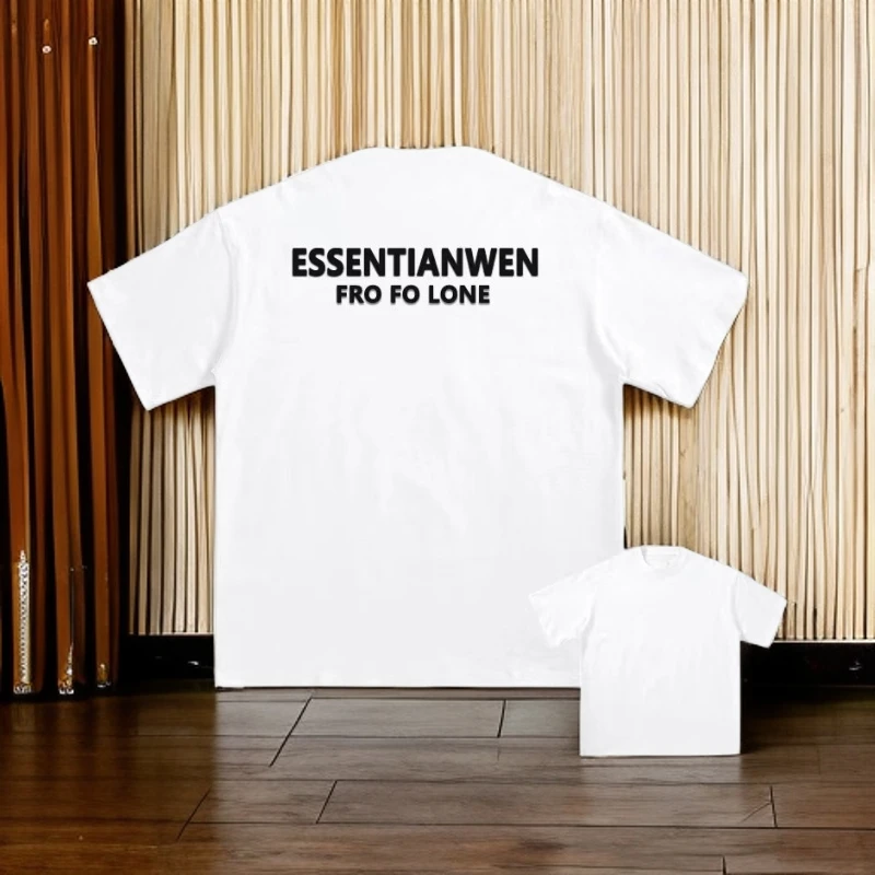 全棉短袖潮牌衣服