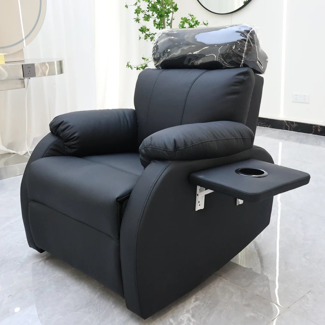 42网红理发店电动放倒椅美发店高端美容美发可放倒座椅发廊专用