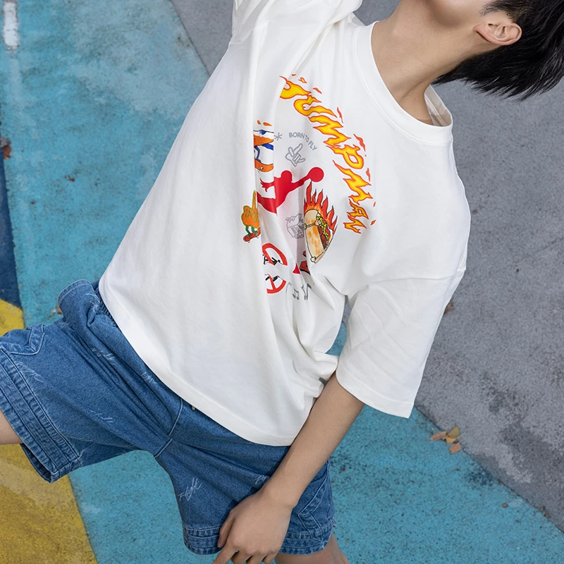 Nike耐克运动上衣JORDAN跑步健身宽松休闲短袖T恤HJ3965-133