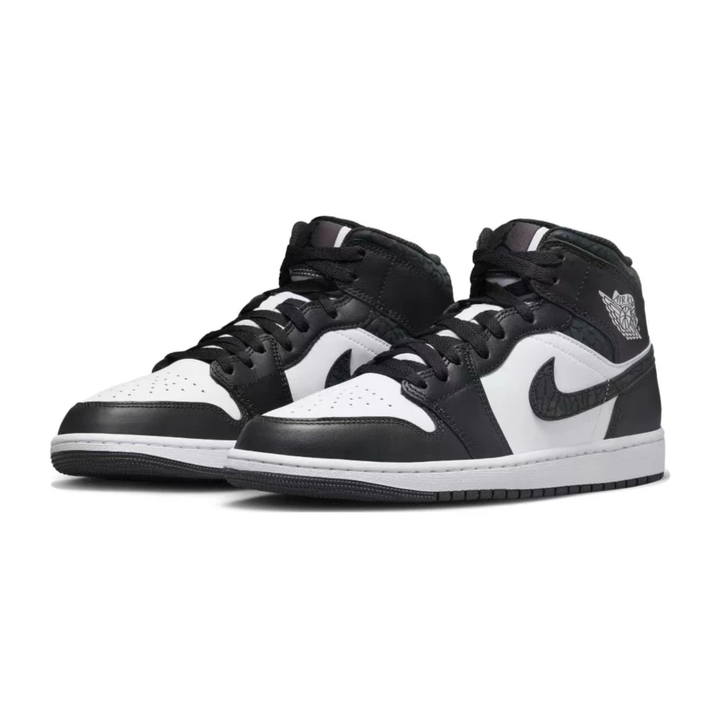 Nike/耐克正品男款aj1Panda熊猫耐磨中帮复古篮球鞋 FB9911-001