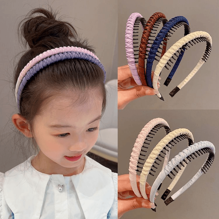 新款带齿发箍压发捆防滑不勒头箍碎发整理神器