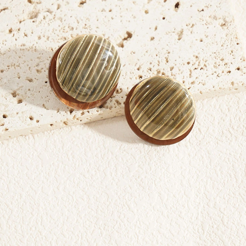 铜合金耳饰 韩版气质百搭轻奢耳环耳饰服装配件耳饰女N1072