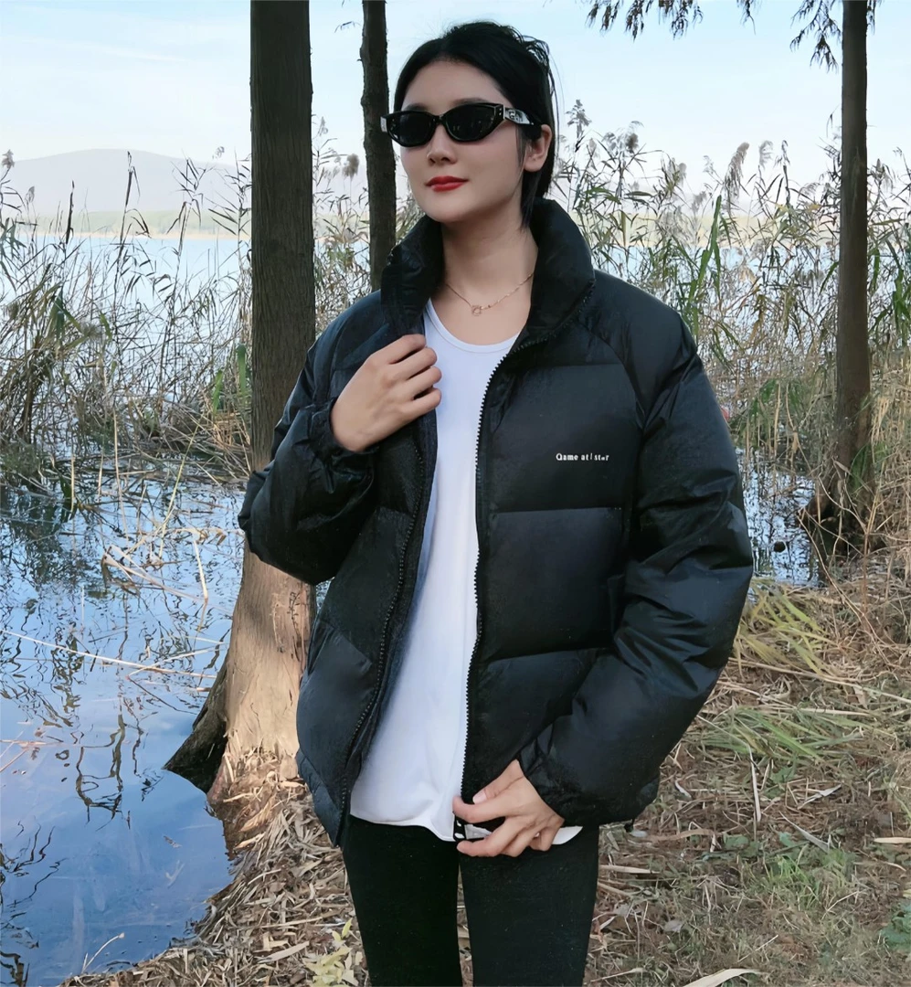 （厂家清货）羽绒服男女同款冬季短款休闲加厚保暖鸭绒外套