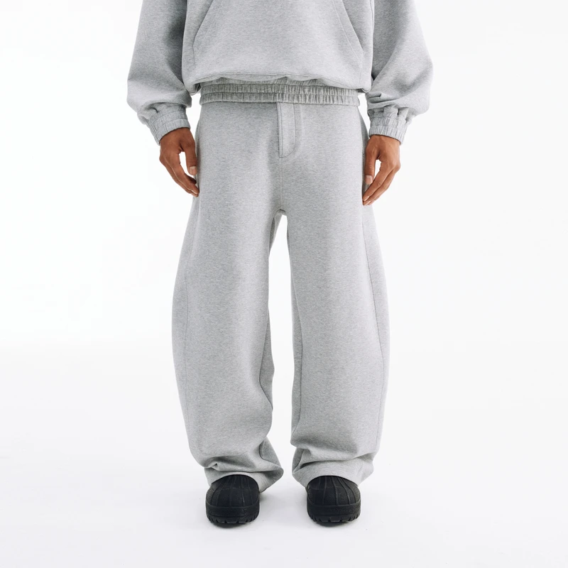 FPA空气层弯刀版型秋冬休闲卫裤国潮牌潮流设计感宽松百搭长裤子